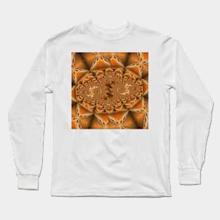 mathematically possible but still unbelievable golden fractal design Long Sleeve T-Shirt